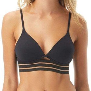 Vince Camuto Coast Lines Elastic Bikini Swim Top L